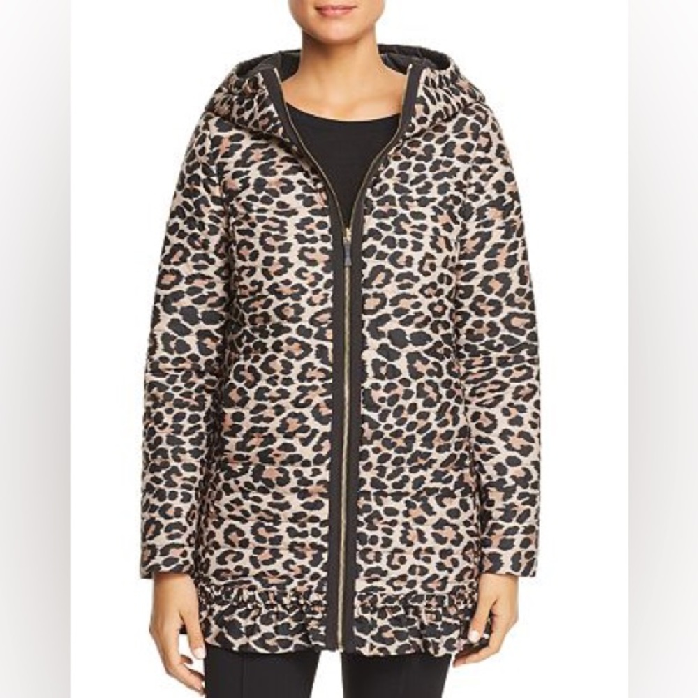 ♠︎ Kate Spade black/leopard reversible jacket